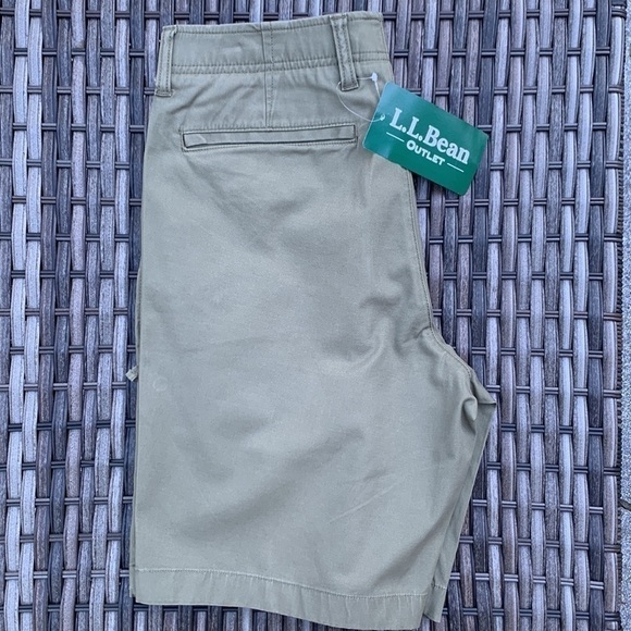 L.l. Bean Stonecoast Khaki Short - Olive Green - Picture 11 of 16